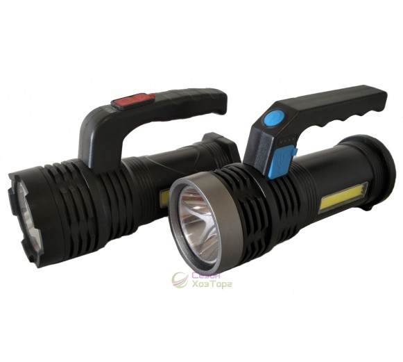 Фонарь ручной Y9, 3W+10COB